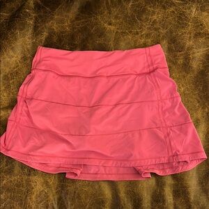 Lululemon sonic pink Pace Rival MR Skirt *Long size 4